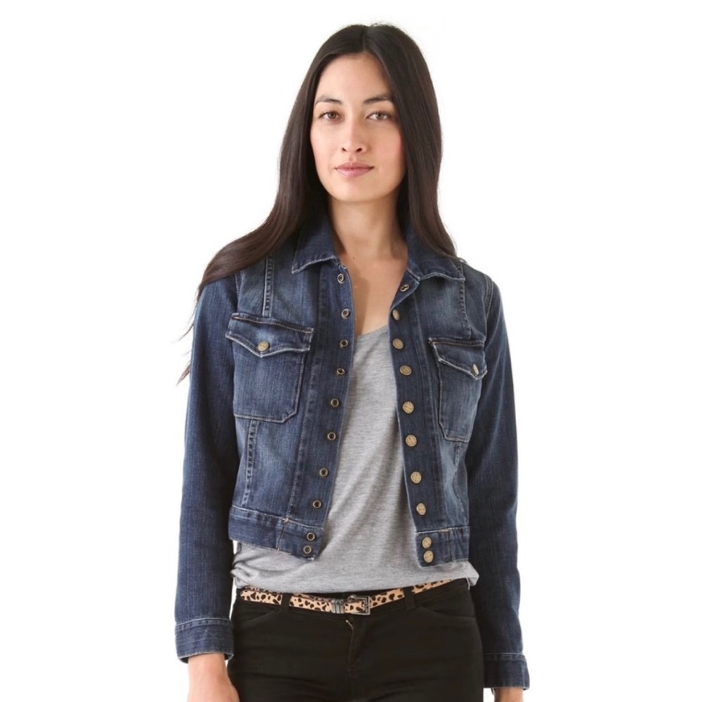 Current/Elliott The Snap Jean Jacket In Loved Was… - image 1